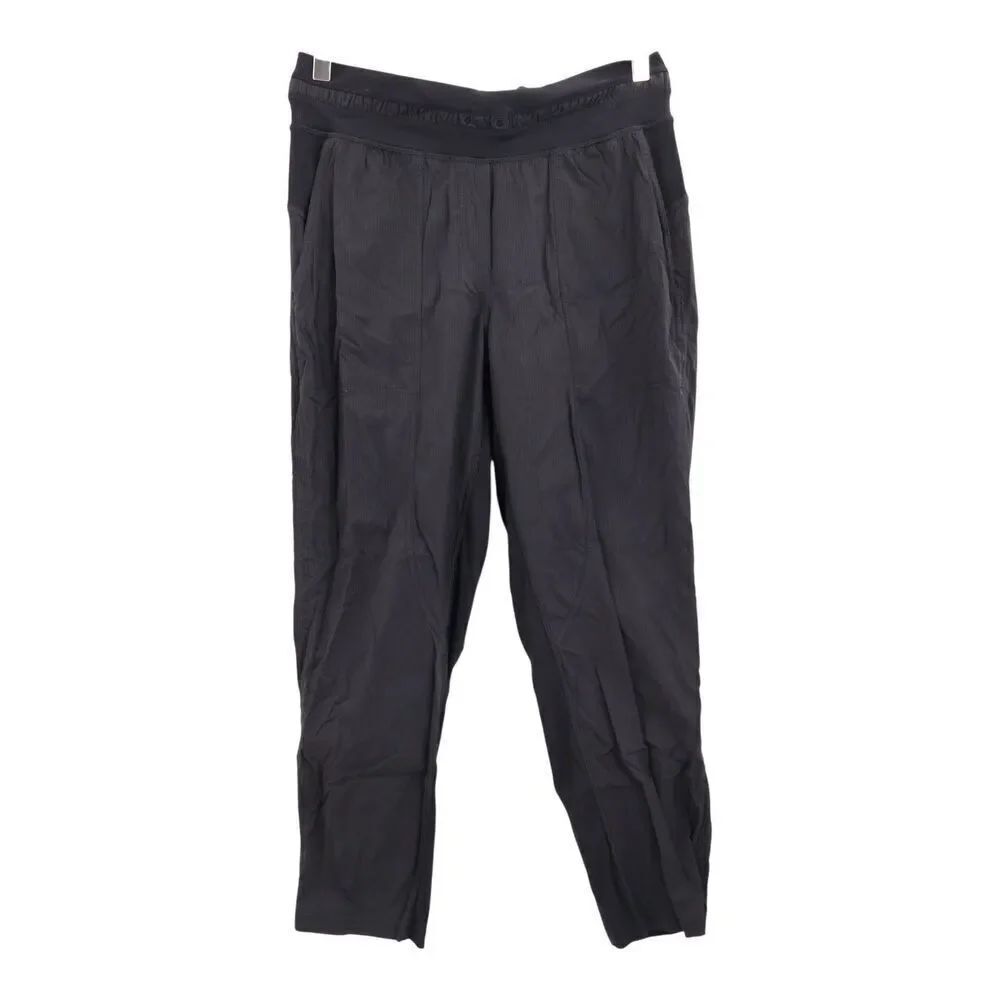 Lululemon Women’s Dance Studio Crop Pant LW6AVQS Black Size 8 No Drawstring